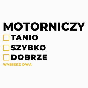 Szybko Tanio Dobrze Motorniczy - Poduszka Biała