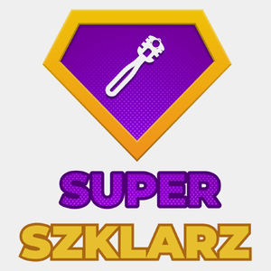 Super Szklarz - Męska Koszulka Biała