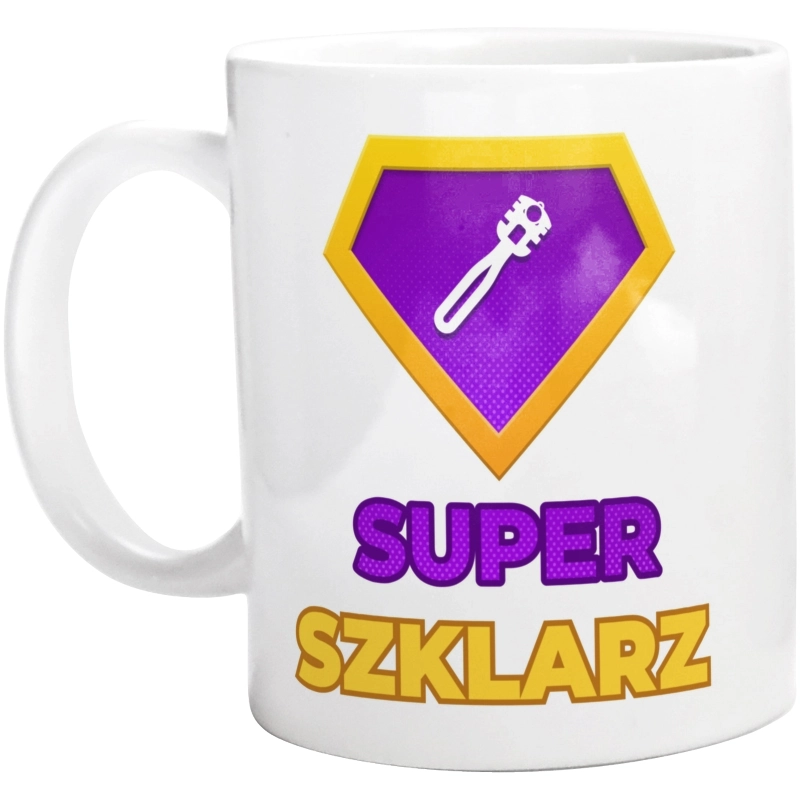 Super Szklarz - Kubek Biały