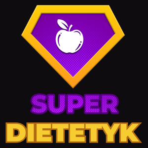 Super Dietetyk - Męska Bluza z kapturem Czarna