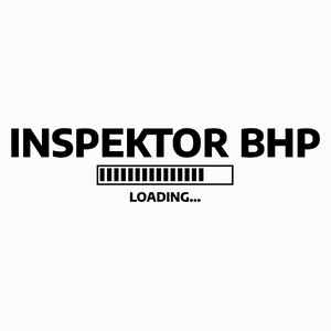 Inspektor Bhp Loading - Poduszka Biała