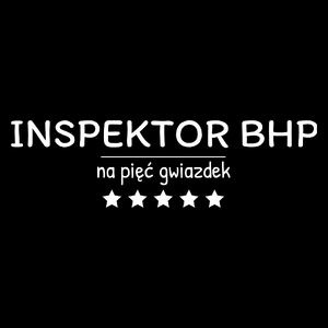 Inspektor Bhp Na 5 Gwiazdek - Torba Na Zakupy Czarna