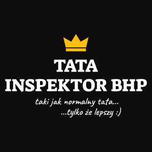 Tata Inspektor Bhp Lepszy - Męska Bluza Czarna