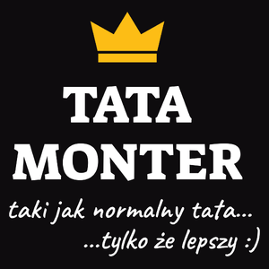 Tata Monter Lepszy - Męska Bluza Czarna