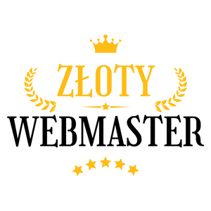 Złoty Webmaster - Kubek Biały