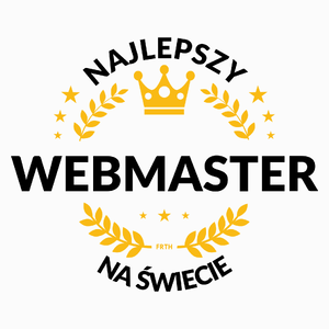 Najlepszy Webmaster Na Świecie - Poduszka Biała