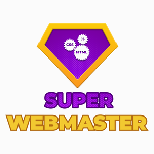 Super Webmaster - Poduszka Biała