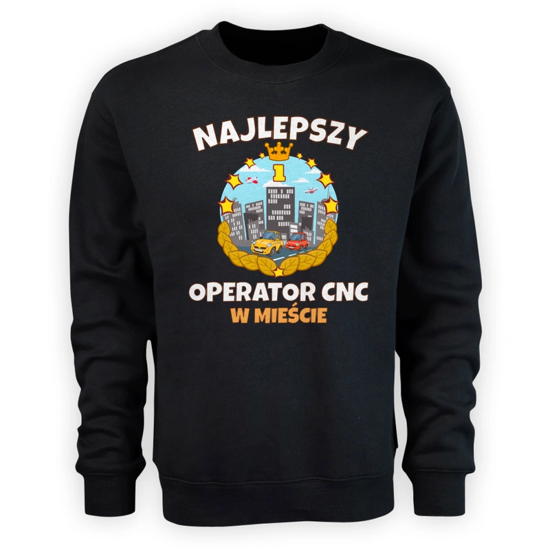 Najlepszy Operator Cnc W Mieście - Męska Bluza Czarna