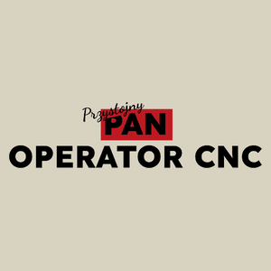 Przystojny Pan Operator Cnc - Torba Na Zakupy Natural