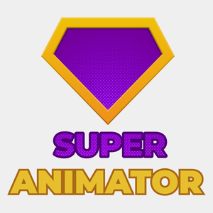 Super Animator - Męska Koszulka Biała