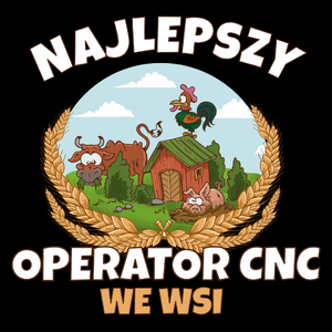 Najlepszy Operator Cnc We Wsi - Torba Na Zakupy Czarna