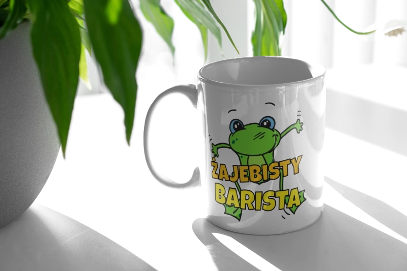 Żajebisty Barista - Kubek Biały