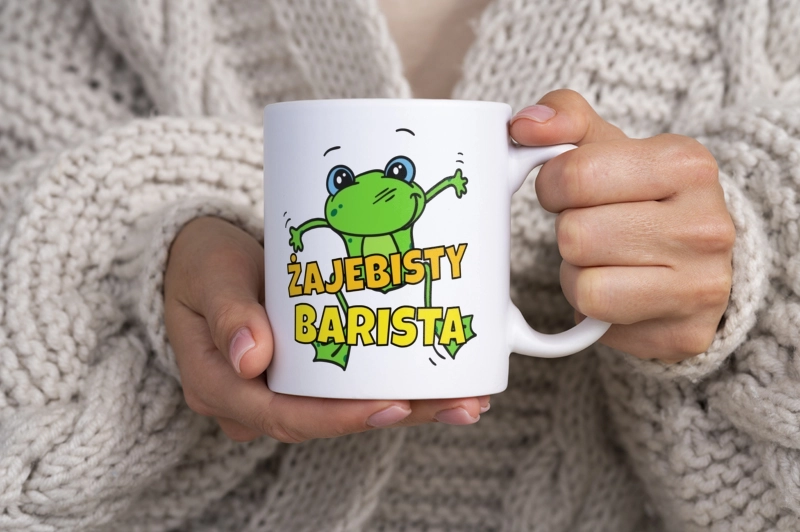 Żajebisty Barista - Kubek Biały