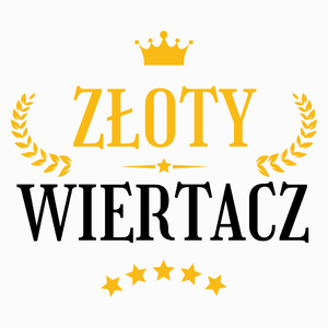 Złoty Wiertacz - Poduszka Biała