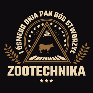 I Ósmego Dnia Pan Bóg Stworzył Zootechnika - Męska Bluza Czarna