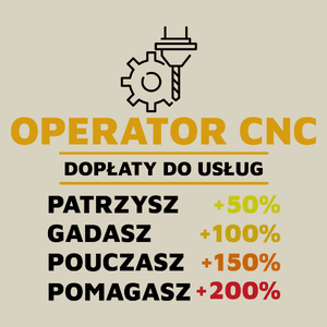 Dopłaty Do Usług Operator Cnc - Torba Na Zakupy Natural