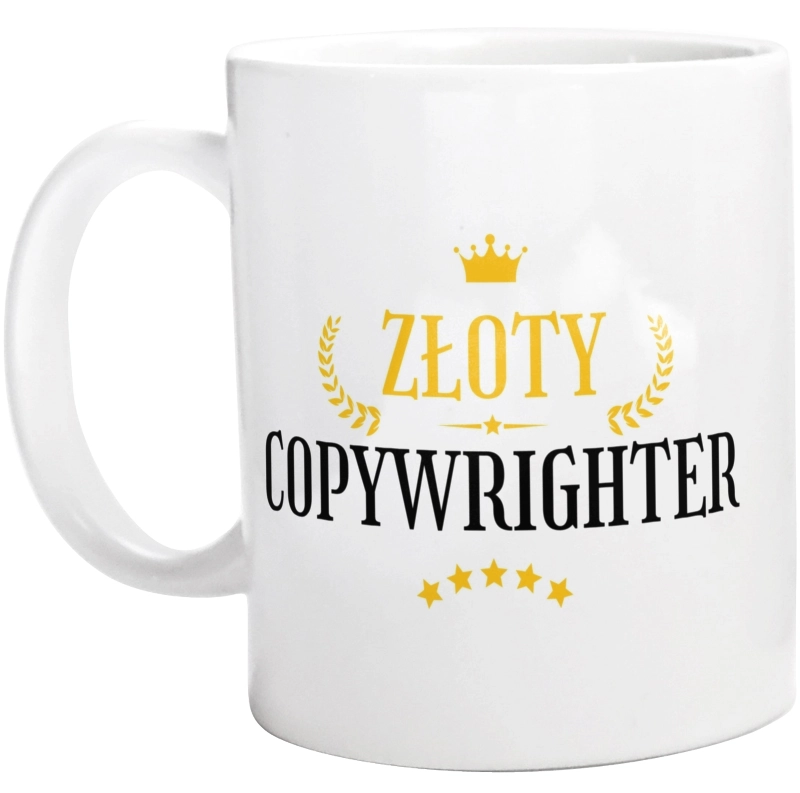 Złoty Copywrighter - Kubek Biały