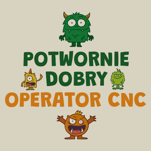 Potwornie Dobry Operator Cnc - Torba Na Zakupy Natural