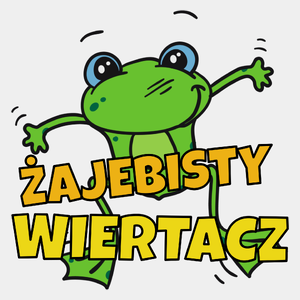 Żajebisty Wiertacz - Męska Koszulka Biała