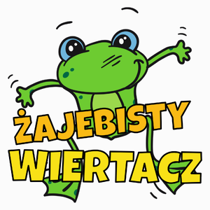 Żajebisty Wiertacz - Poduszka Biała