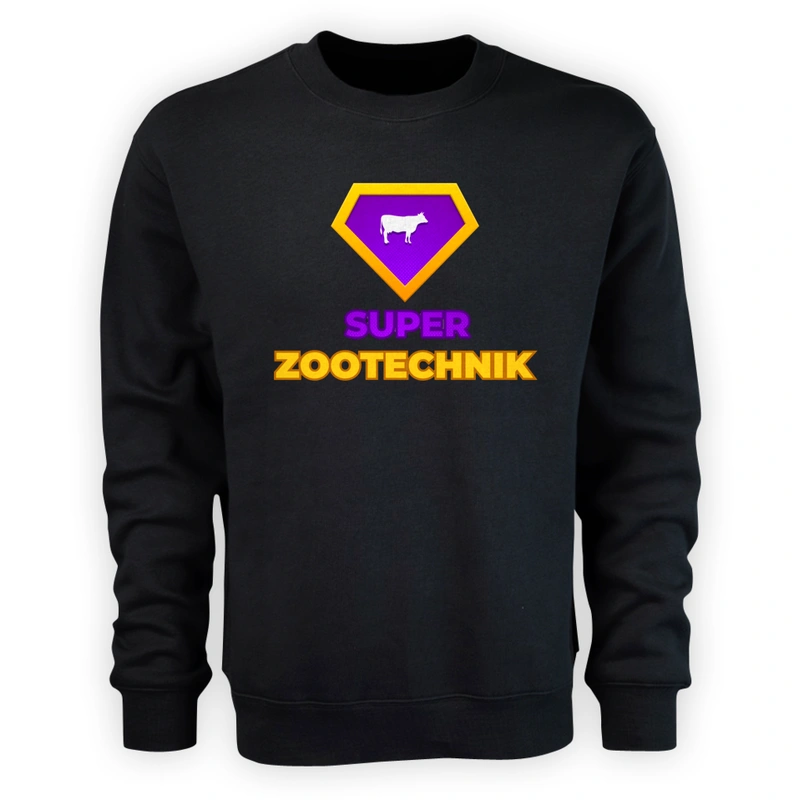 Super Zootechnik - Męska Bluza Czarna