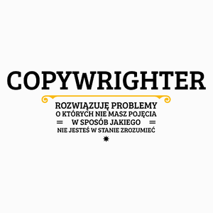 Copywrighter - Rozwiązuje Problemy O Których Nie Masz Pojęcia - Poduszka Biała