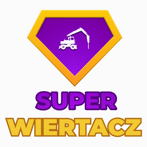 Super Wiertacz - Poduszka Biała