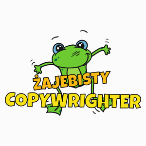 Żajebisty Copywrighter - Poduszka Biała