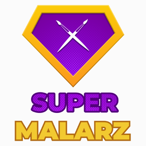 Super Malarz - Poduszka Biała