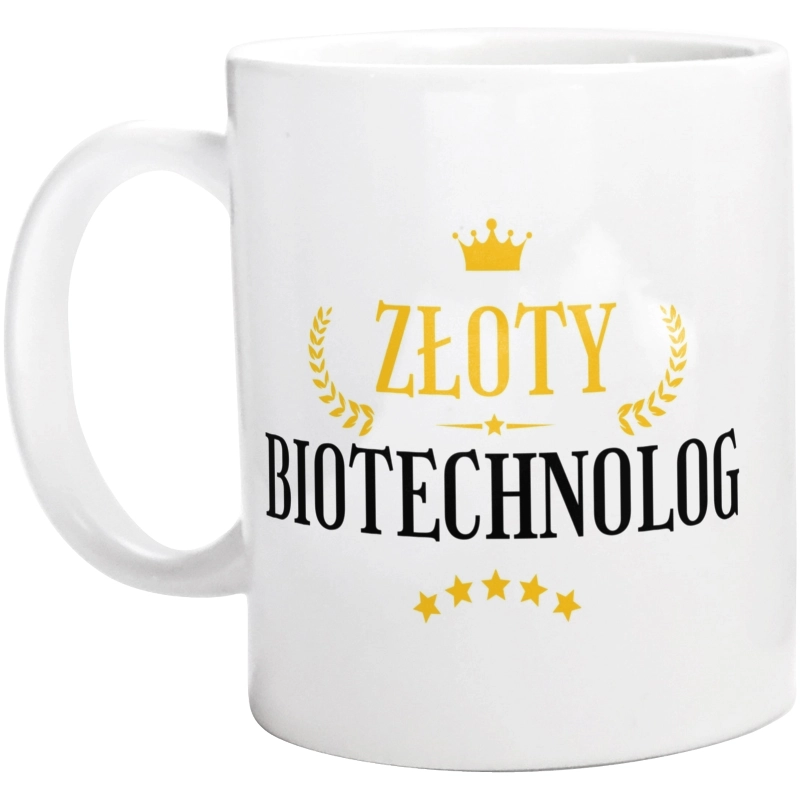 Złoty Biotechnolog - Kubek Biały