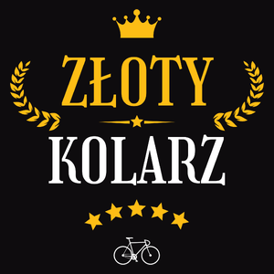 Złoty kolarz - Męska Bluza Czarna