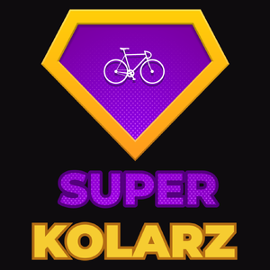 Super Kolarz - Męska Koszulka Czarna