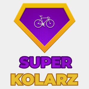 Super Kolarz - Męska Koszulka Biała