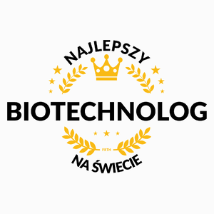 Najlepszy Biotechnolog Na Świecie - Poduszka Biała