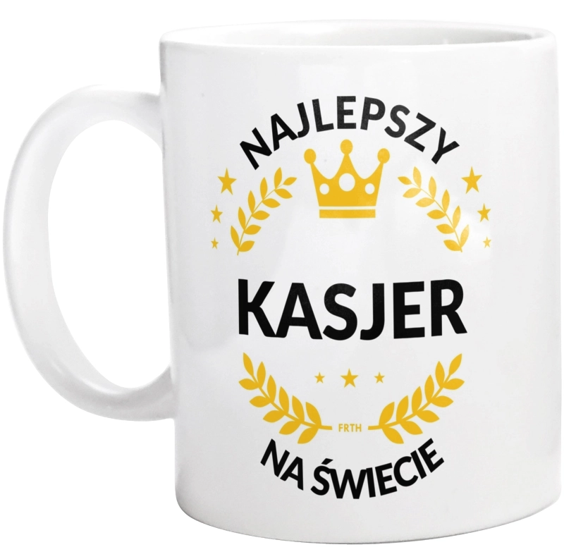 Najlepszy Kasjer Na Świecie - Kubek Biały