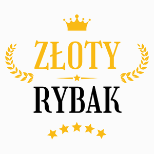 Złoty Rybak - Poduszka Biała