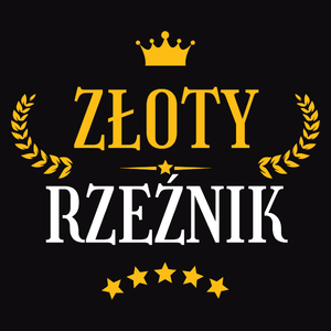 Złoty Rzeźnik - Męska Koszulka Czarna