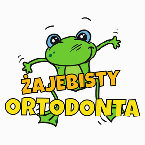 Żajebisty Ortodonta - Poduszka Biała