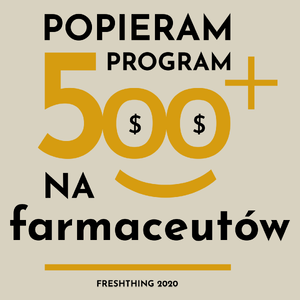 Program 500 Plus Na Farmaceutów - Torba Na Zakupy Natural