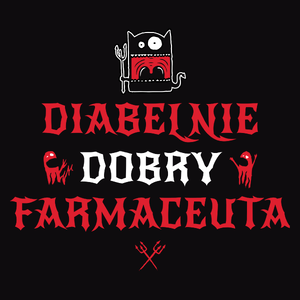 Diabelnie Dobry Farmaceuta - Męska Koszulka Czarna