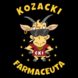 Kozacki Farmaceuta - Torba Na Zakupy Czarna