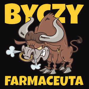 Byczy Farmaceuta - Męska Koszulka Czarna