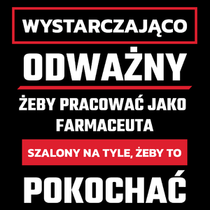 Odważny Szalony Farmaceuta - Torba Na Zakupy Czarna