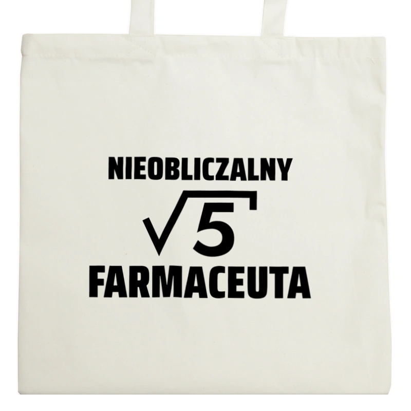 Nieobliczalny Farmaceuta - Torba Na Zakupy Natural