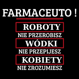 Farmaceuto! Roboty Nie Przerobisz! - Torba Na Zakupy Czarna