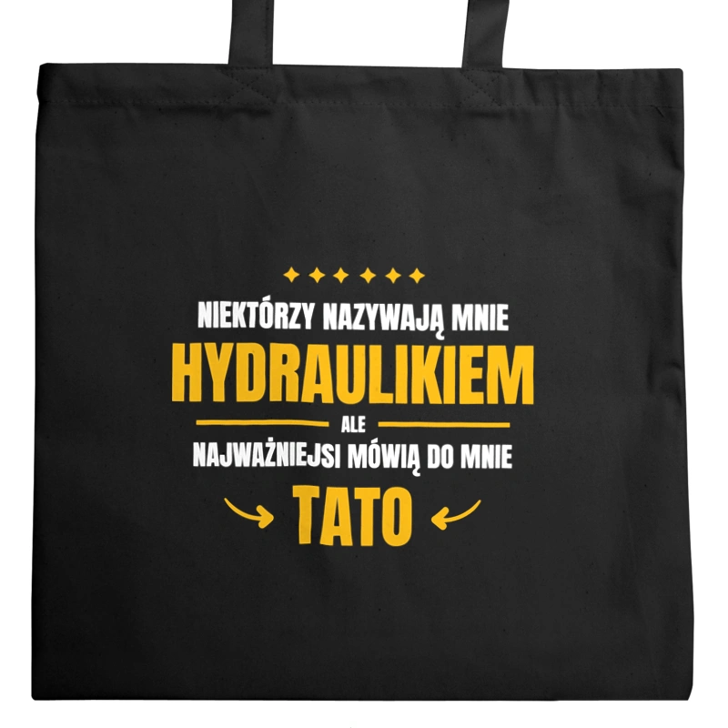 Tata Hydraulik - Torba Na Zakupy Czarna