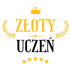 Złoty Uczeń - Kubek Biały