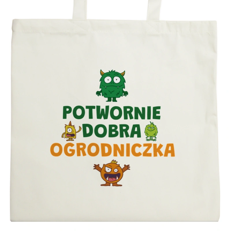 Potwornie Dobra Ogrodniczka - Torba Na Zakupy Natural