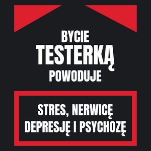 Bycie Testerką - Damska Koszulka Czarna