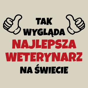 Tak Wygląda Najlepsza Weterynarz Na Świecie - Torba Na Zakupy Natural